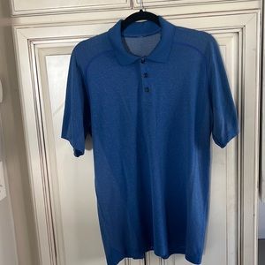 Lululemon Mens Metal Vent Tech Short Sleeve Polo Lg
